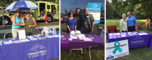 Womanspace volunteers at National Night Out