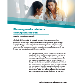 Cover of the publication showing two women looking at a paper