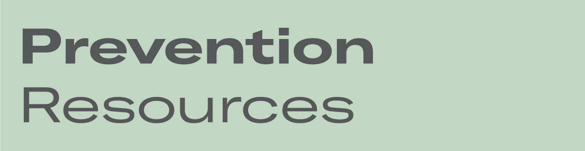 Prevention Resources