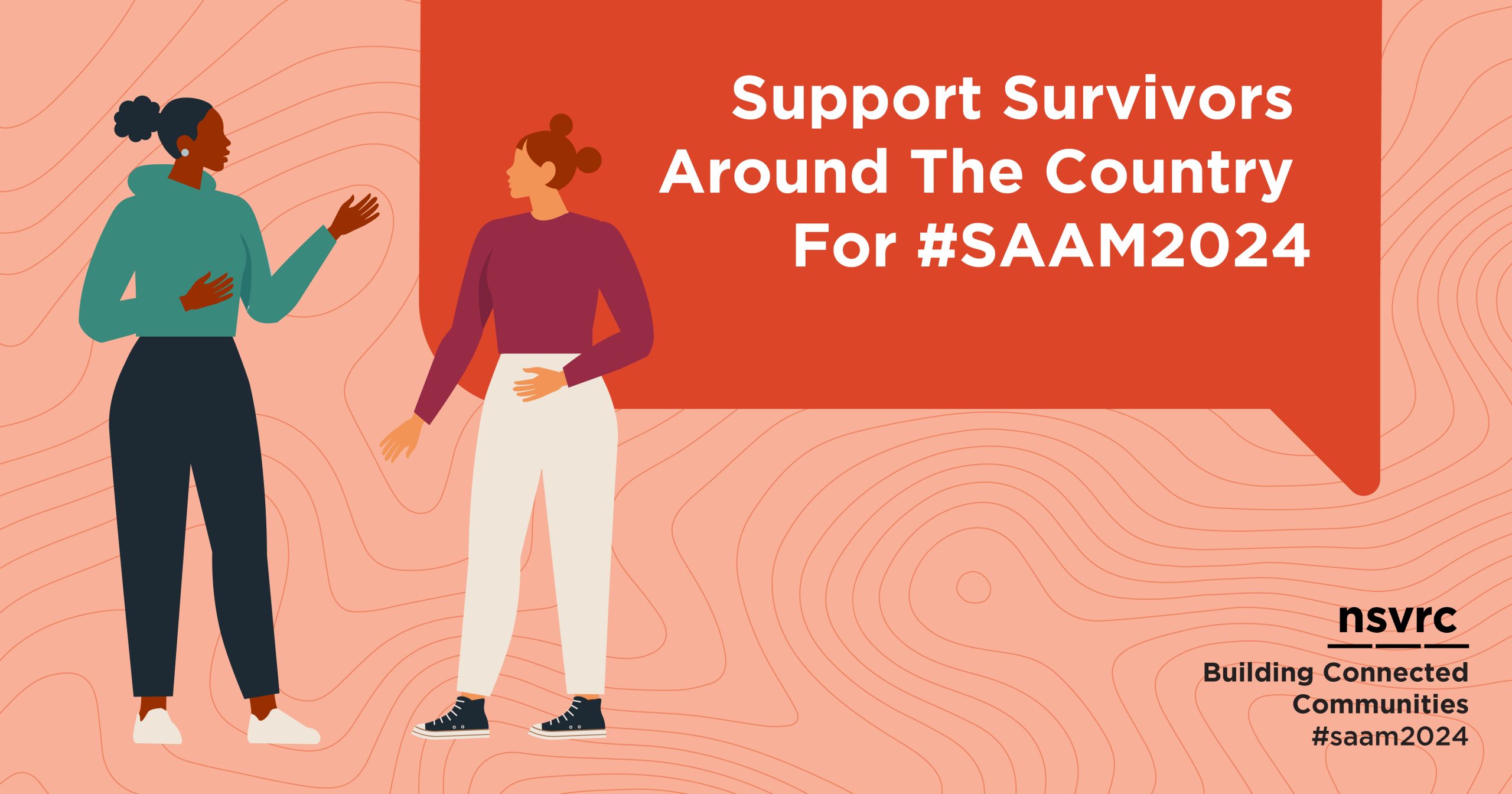 Support survivors around the country for #SAAM2024